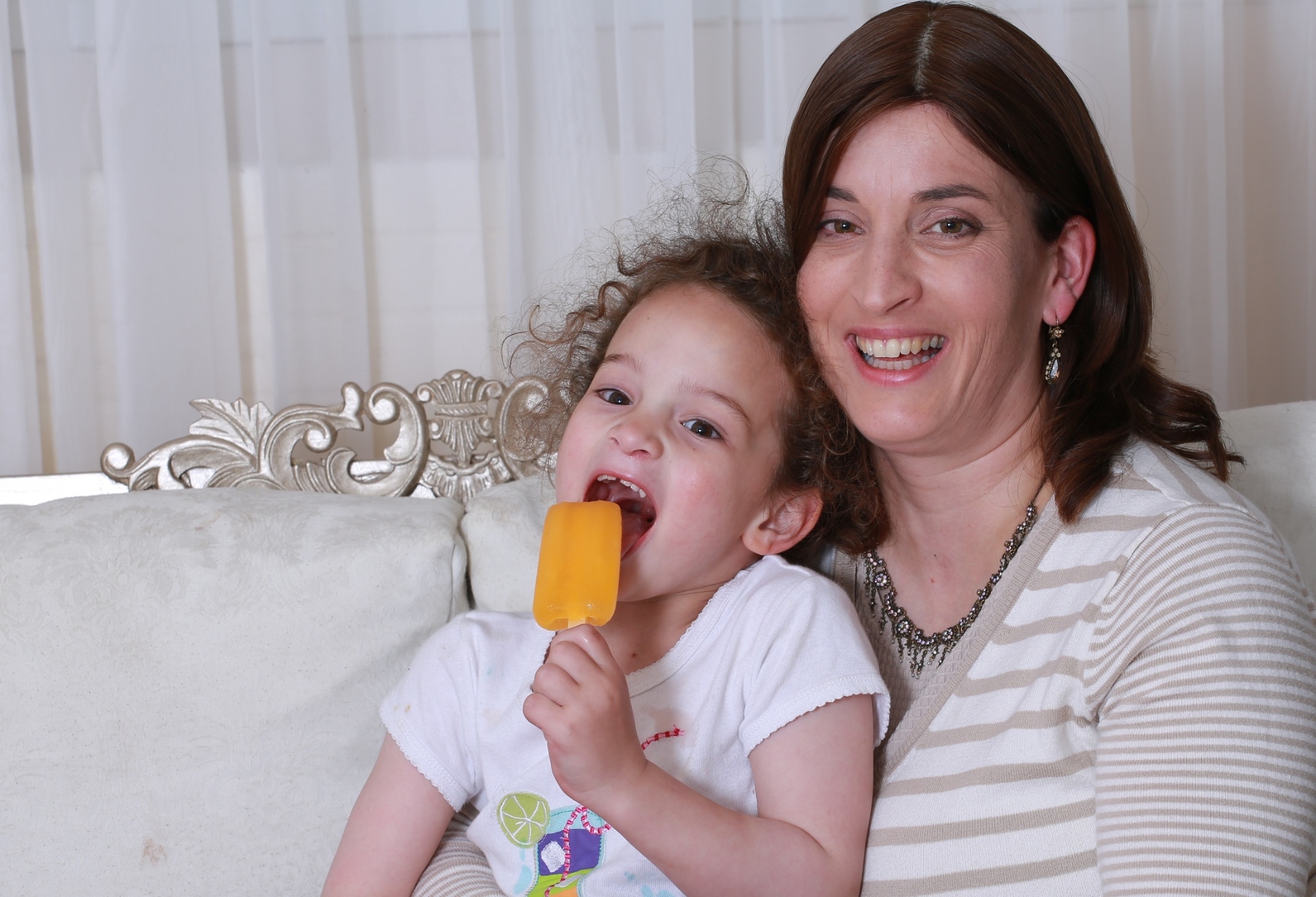 Dr. Ravitz with one of her daughters