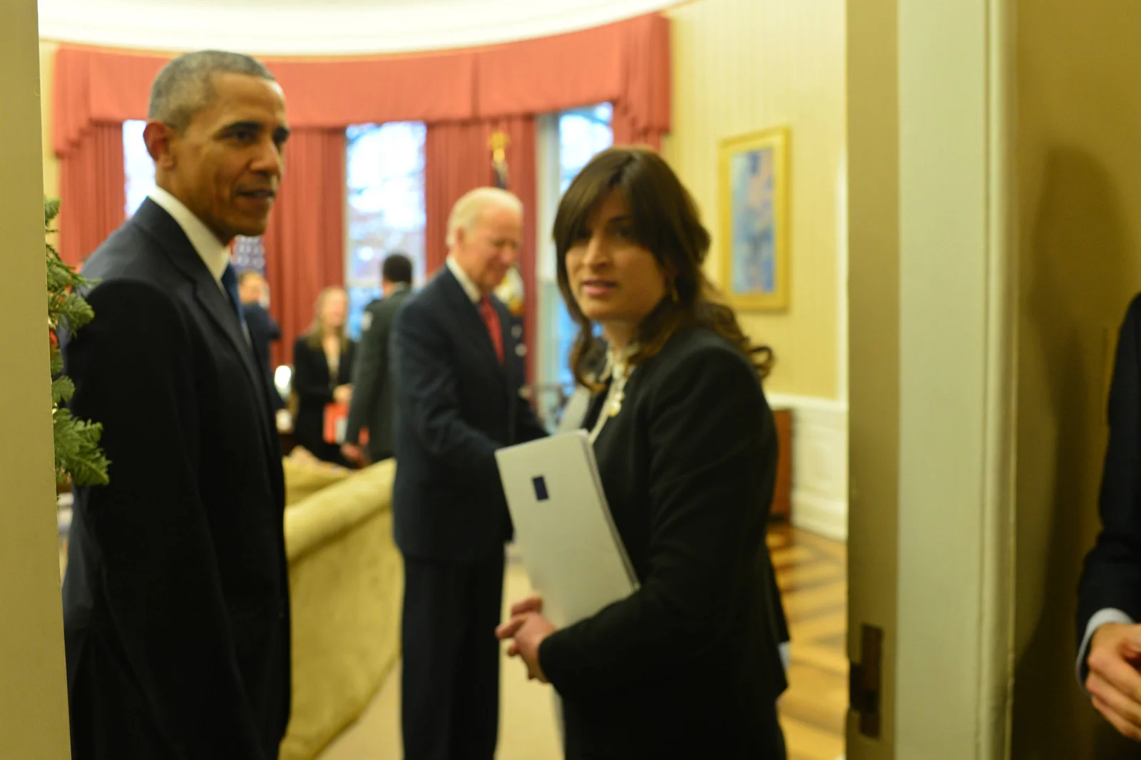 Dr. Rivka Ravitz with President Barack Obama at the White House